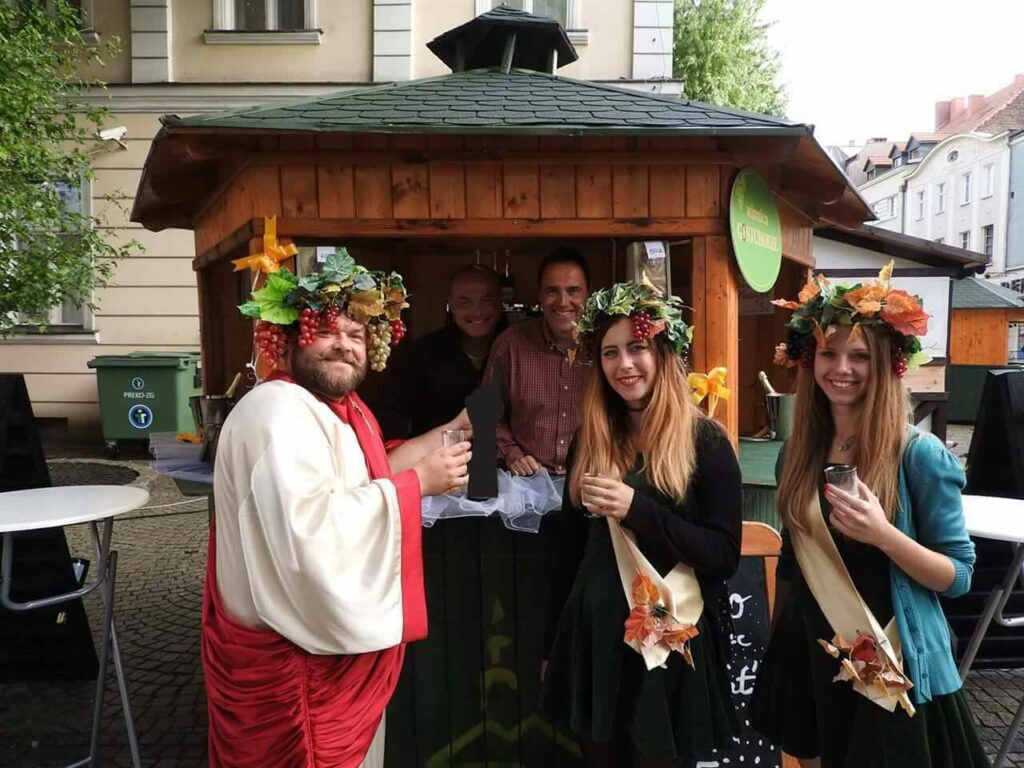 Weingut Gostchorze, Winobranie in Zielona Góra